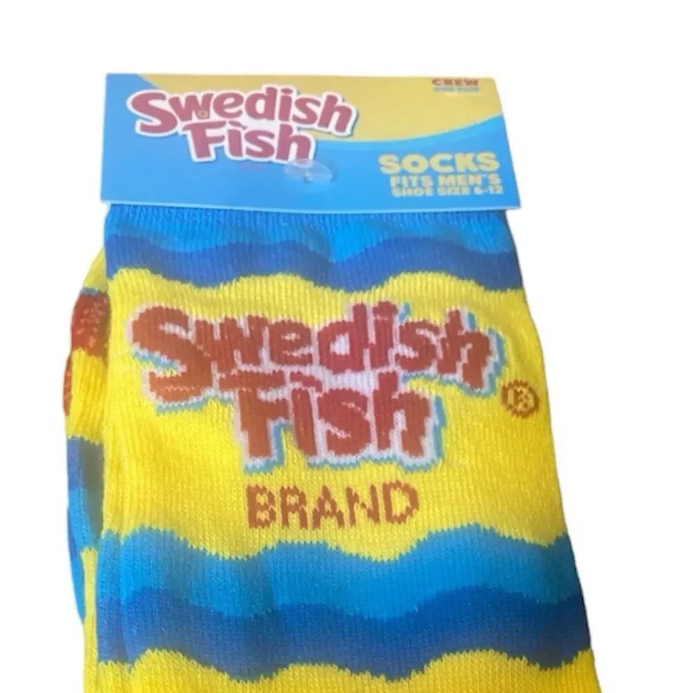 Swedish Fish Novelty Crew Socks